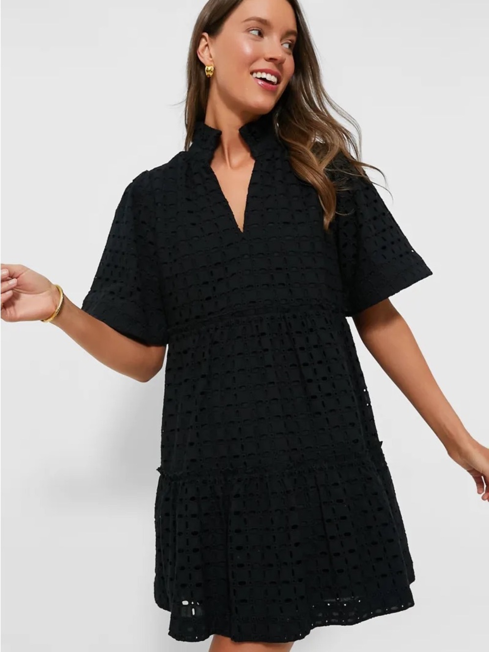 NWOT TUCKERNUCK Black Eyelet Crawford Dress